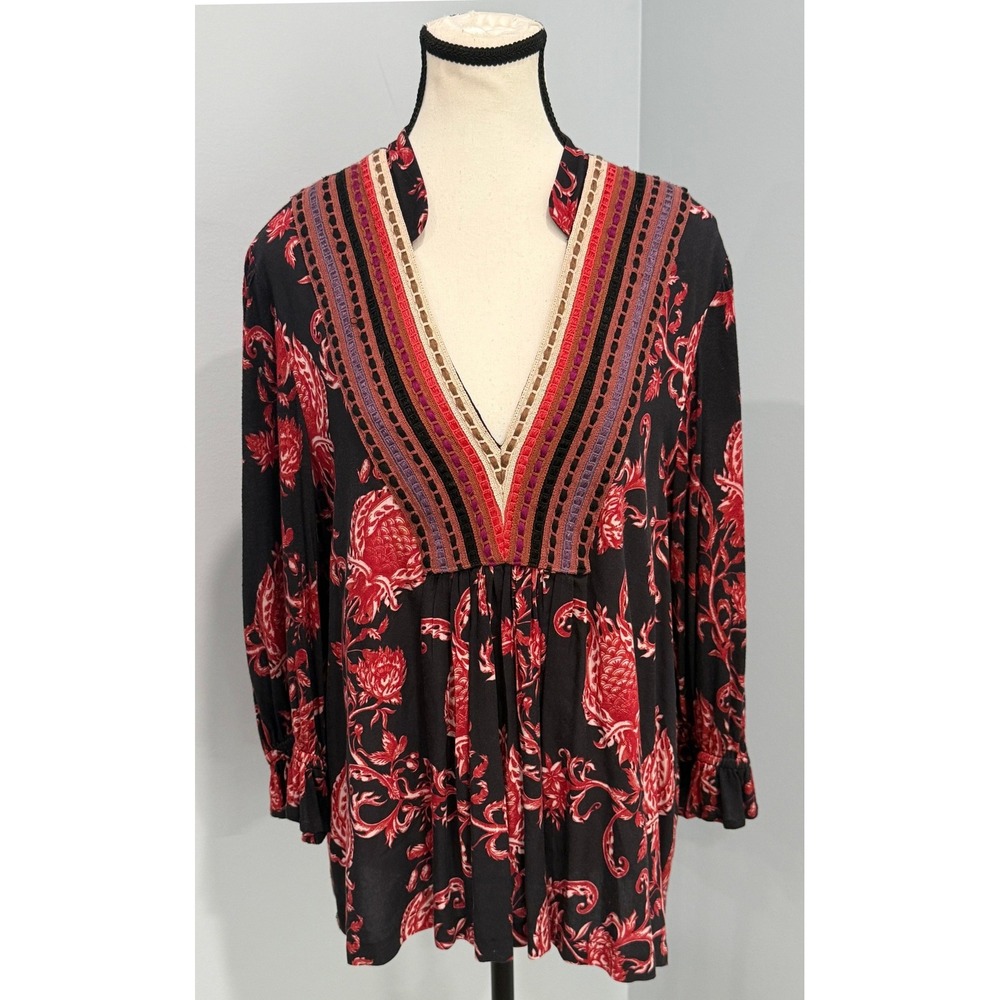 Bl-nk London x Anthropologie  Stephanie Top Size Large Whimsigoth Boho-Chic
